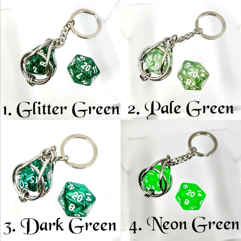 D20 Keychain picture