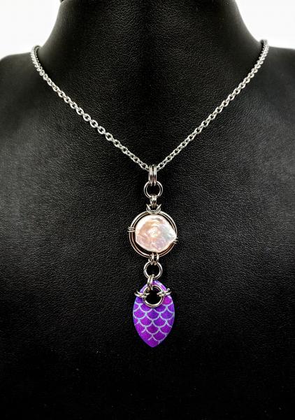 Mermaid's Treasure Pendant: Purple Titanium picture