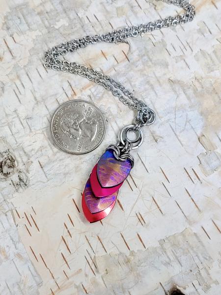 Pink Sunset Scale Pendant picture