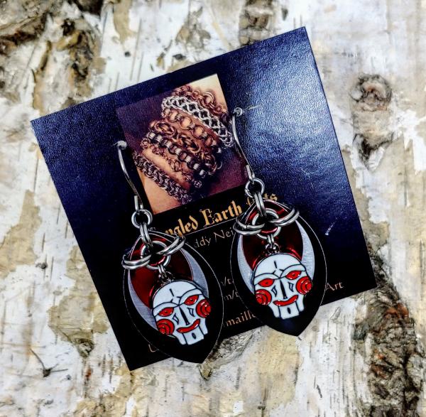 Jigsaw/ Billy the Puppet Earrings