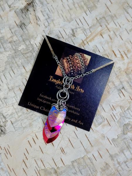 Pink Sunset Scale Pendant picture