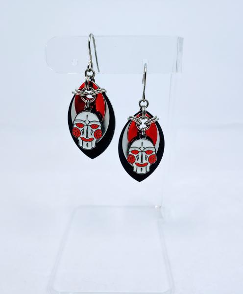 Jigsaw/ Billy the Puppet Earrings picture