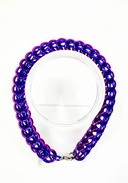 Double Purple Full Persian Chainmaille Bracelet picture