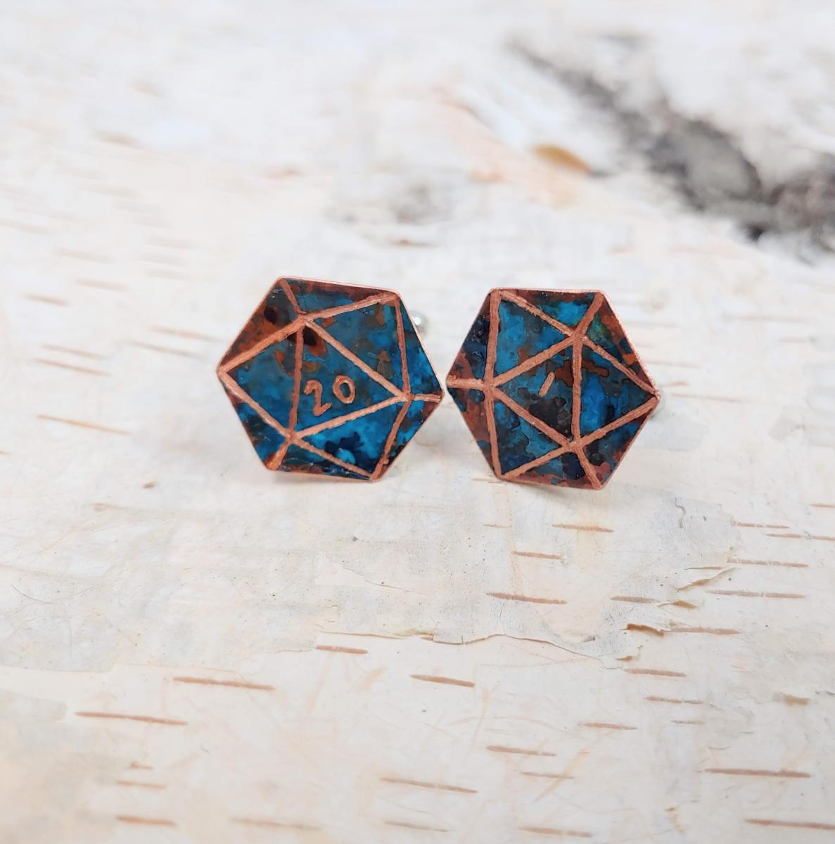 D20 Cufflinks picture
