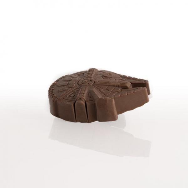 Millennium Falcon chocolate cookie thin picture