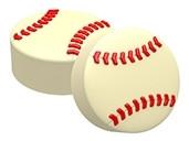 Baseball Chocolate Covered cookies picture