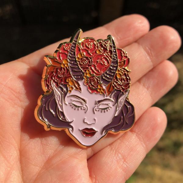 Floral Fae Enamel Pin picture