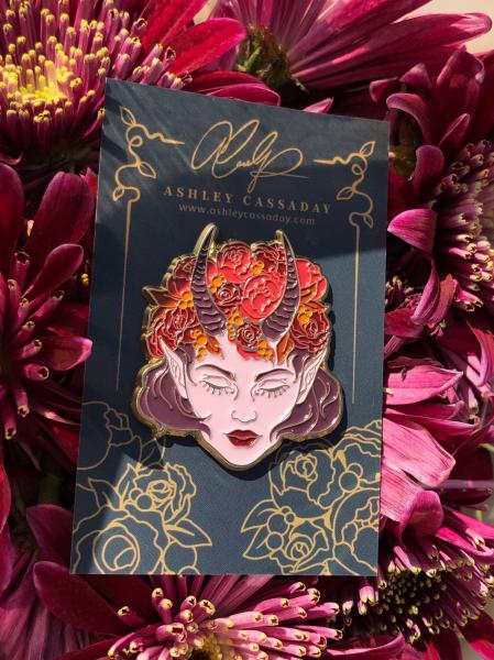 Floral Fae Enamel Pin picture