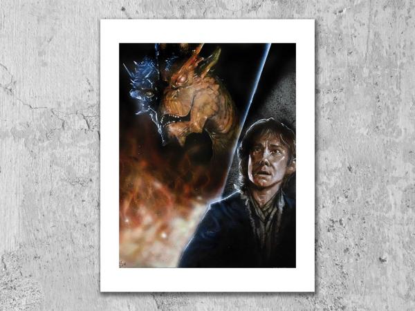 The Hobbit - Smaug and Bilbo picture