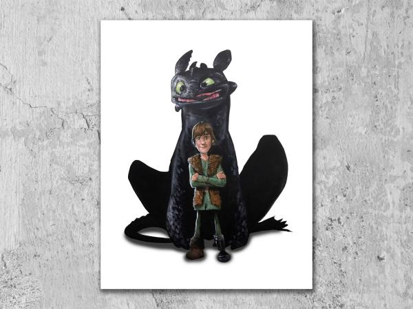 Toothless and Hiccup, How to Train Your Dragon picture