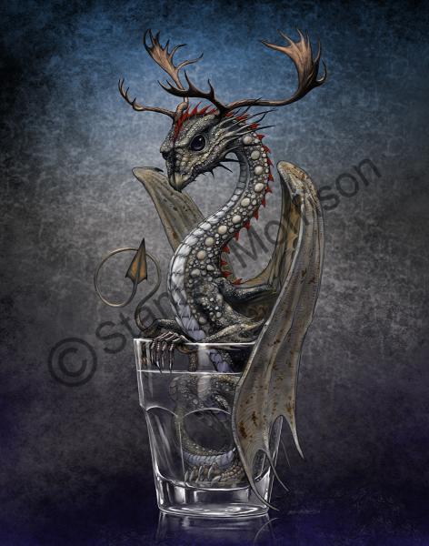 Drinks & Dragons (drink glasses) Prints picture