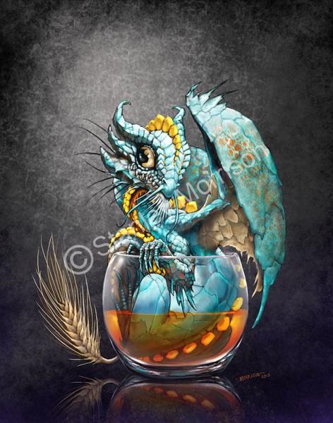 Drinks & Dragons (drink glasses) Prints picture