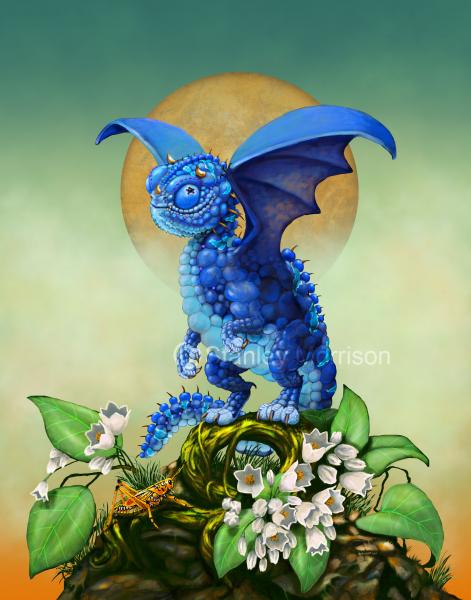 Garden Dragon (Berry Dragons)Prints picture