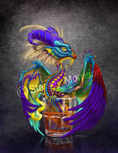 Drinks & Dragons (drink glasses) Prints picture