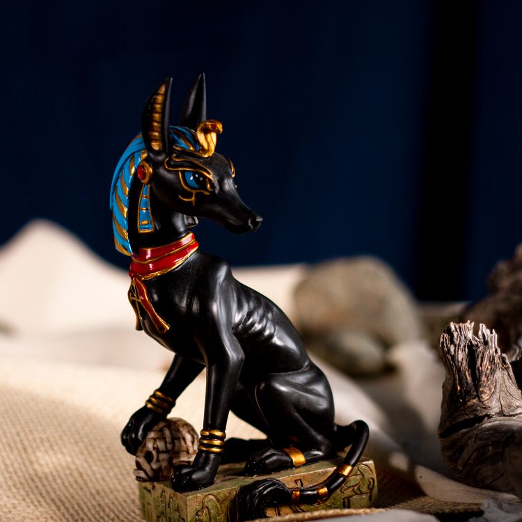Anubis Egyptian Jackal Figurine Eventeny