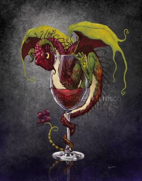 Drinks & Dragons (drink glasses) Prints picture