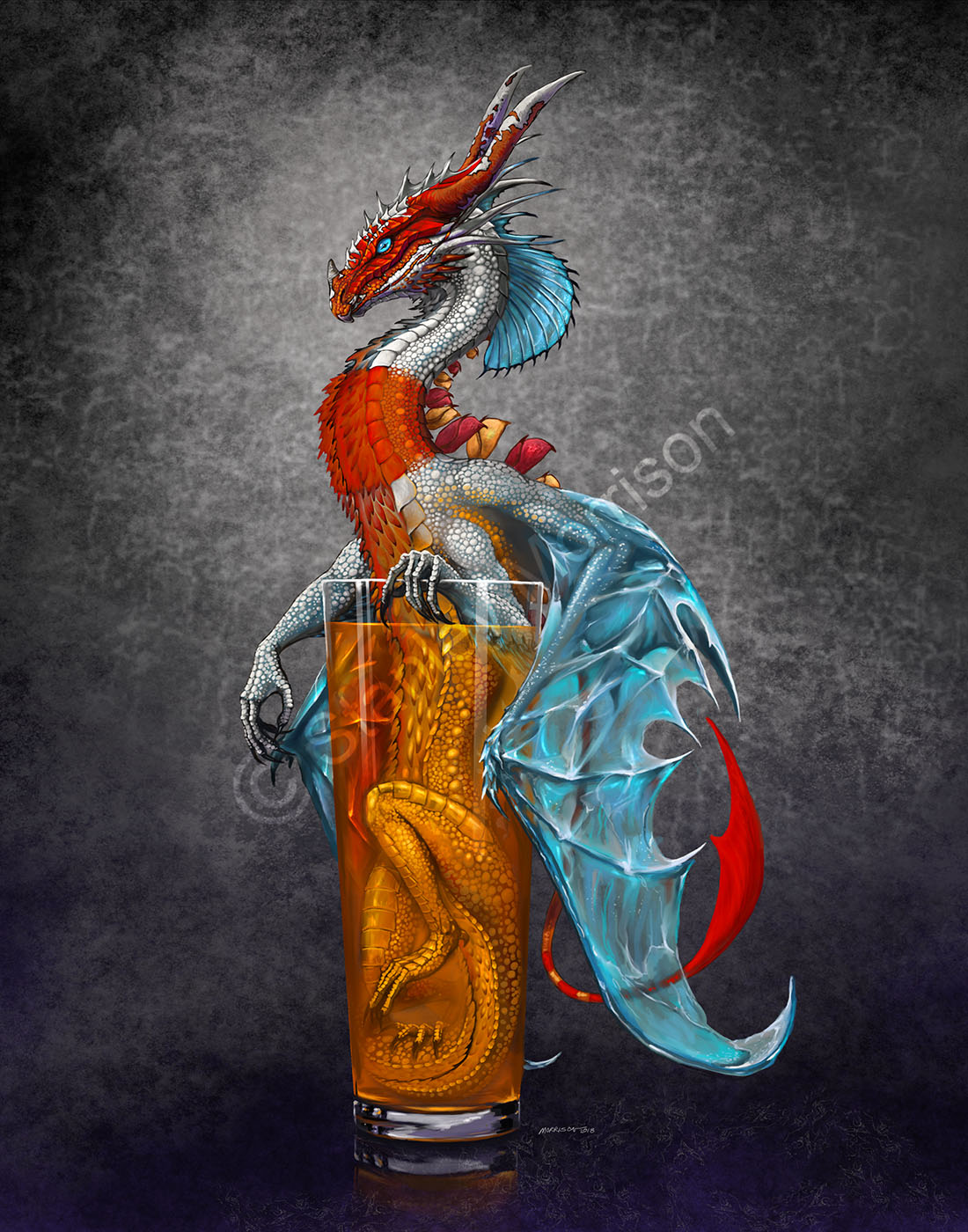 Drinks & Dragons Coaster picture