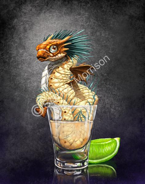 Drinks & Dragons (drink glasses) Prints picture