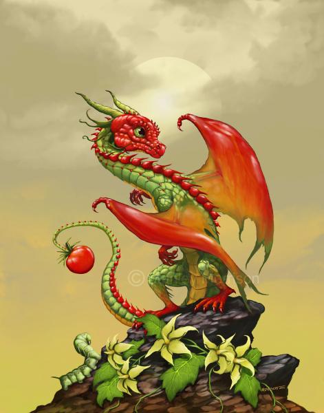 Garden Dragons (Veggies)Prints picture