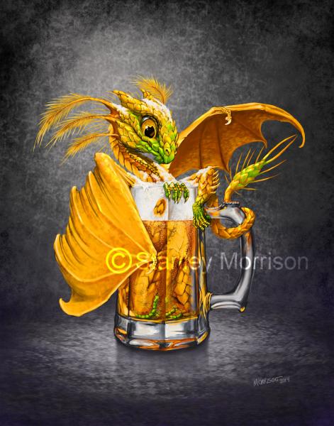 Drinks & Dragons (drink glasses) Prints picture