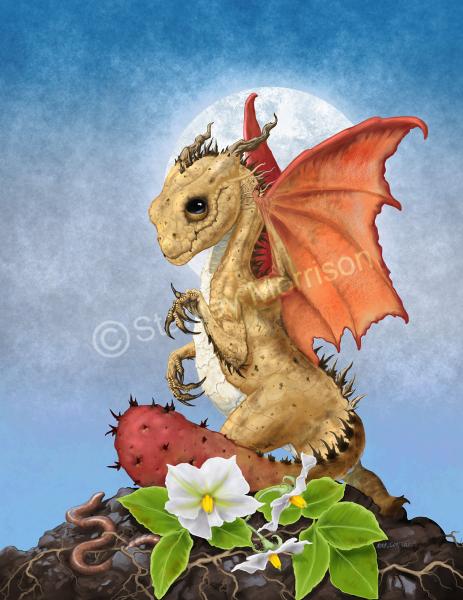 Garden Dragons (Veggies)Prints picture