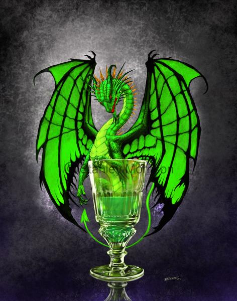 Drinks & Dragons (drink glasses) Prints picture