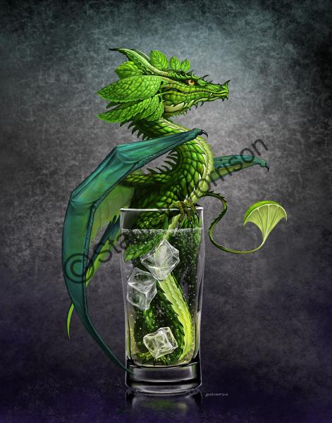 Drinks & Dragons (drink glasses) Prints picture