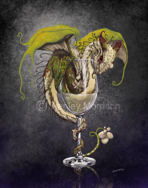 Drinks & Dragons (drink glasses) Prints picture