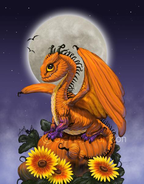 Garden Dragons (Nuts and Melons)Prints picture