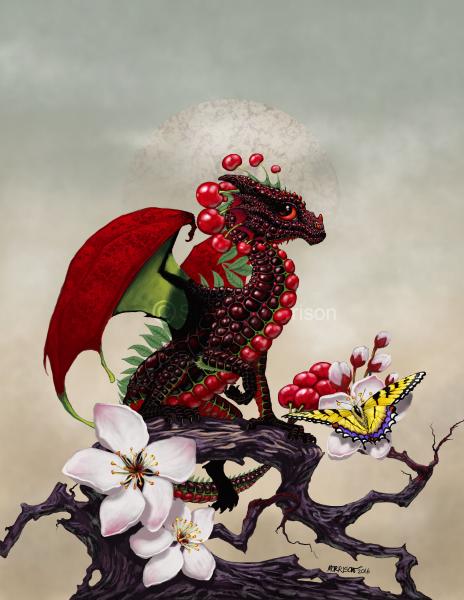 Garden Dragons (Fruits)Prints picture