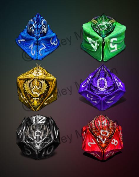 Dragon Dice Poster print