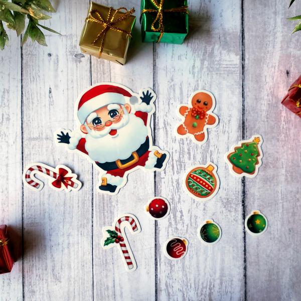 Santa Vinyl Sticker Pack