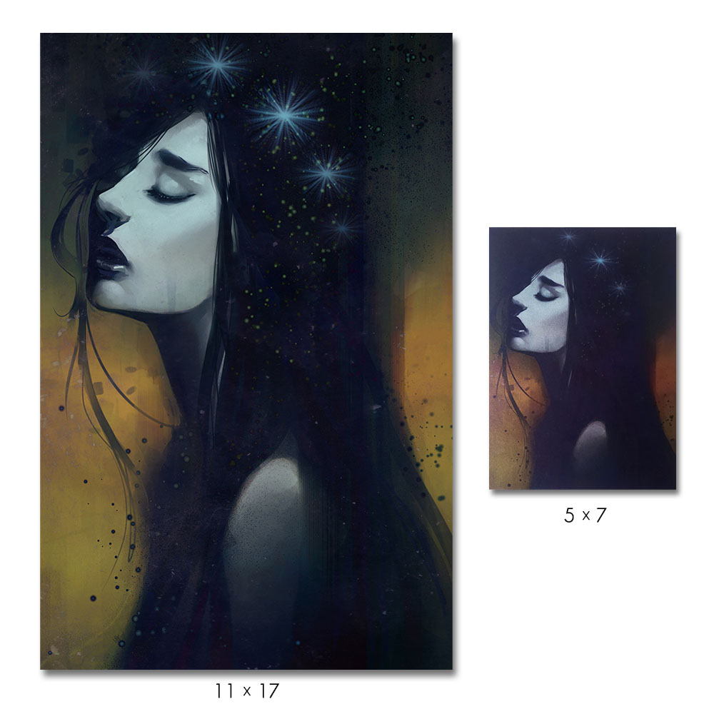 5" x 7" // 11" x 17" Silhouette Print picture