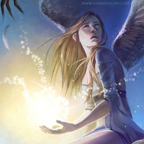 11" x 17"  Fallen Angel Print picture