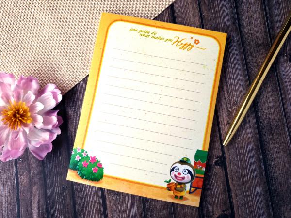 AC Cute Sloth and Owl Notepad picture