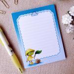 April Showers Frog Notepad