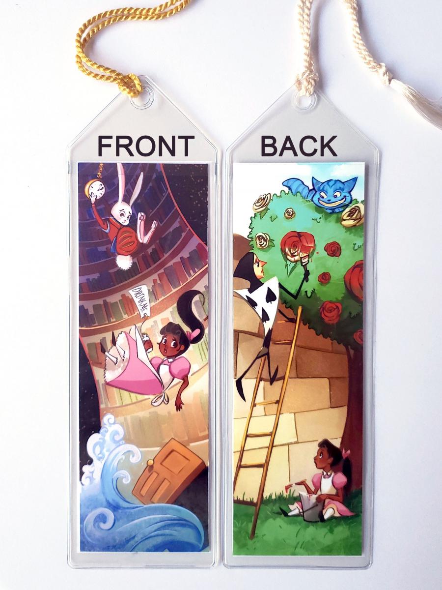 Alice in Wonderland Double Sided Bookmark picture