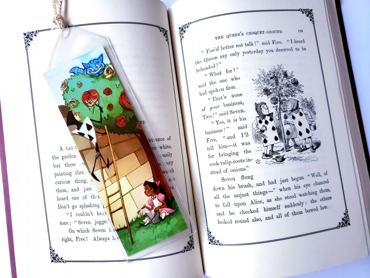 Alice in Wonderland Double Sided Bookmark picture