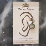 Dragon/Mermaid Scale - Cream/Blue - Non-Pierced Earcuff (EC2052)