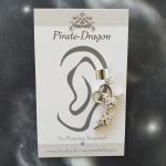 White Gem Butterfly Non-Pierced Ear Cuff (EC4224)