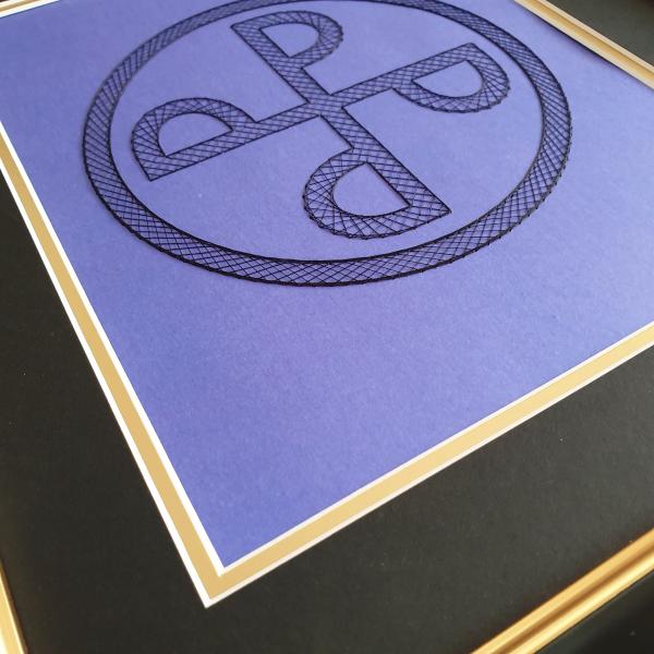 The Phantom - The Good Mark - Inspired Card Embroidery Kit (Purple Card) picture