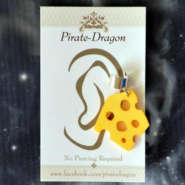 Cheese Non-Pierced Ear Cuff (EC4018)