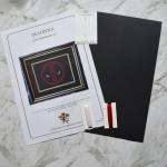 Deadpool Inspired Card Embroidery Kit (Black Card)