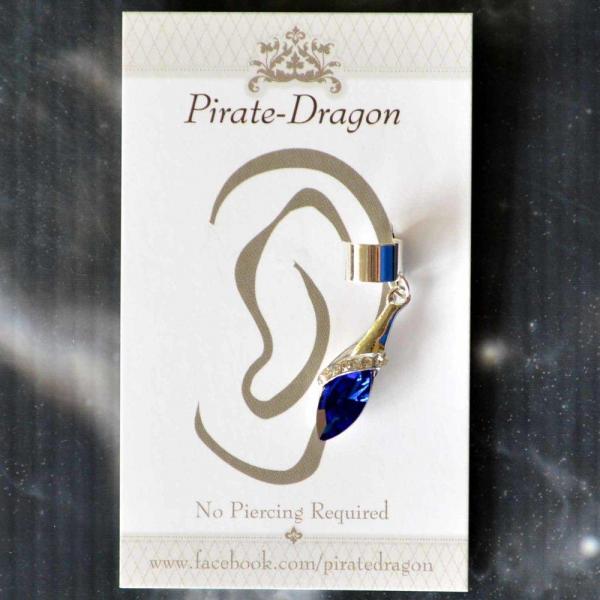 Blue Gem Non-Pierced Ear Cuff (EC9143) picture