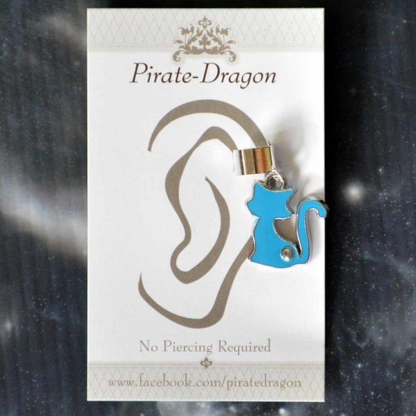 Blue Cat Non-Pierced Ear Cuff (EC9447) picture