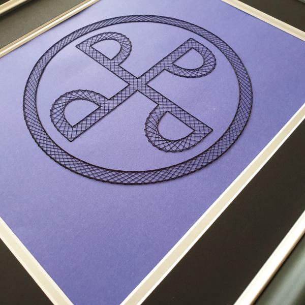 The Phantom - The Good Mark - Inspired Card Embroidery Kit (Purple Card) picture