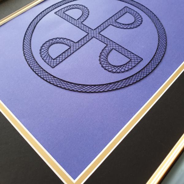 The Phantom - The Good Mark - Inspired Card Embroidery Kit (Purple Card) picture
