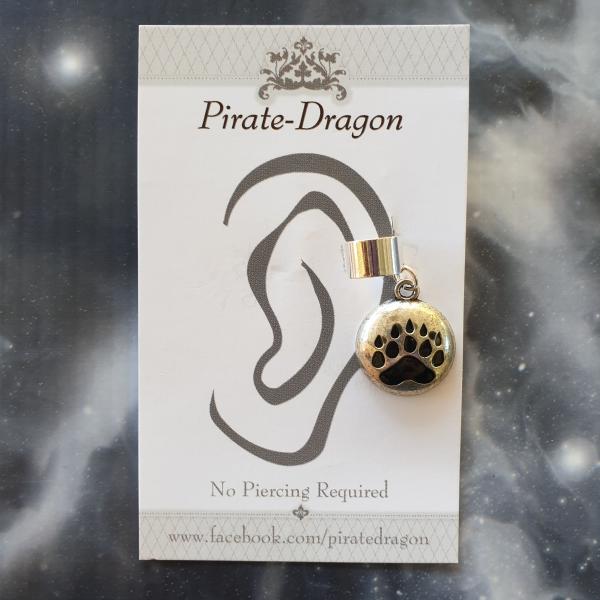 Paw Print Non-Pierced Ear Cuff (EC4056) picture