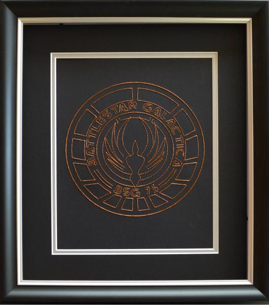 Battlestar Galactica BSG75 Inspired Card Embroidery Kit picture