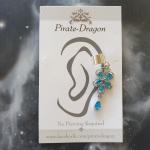 Blue Butterfly Non-Pierced Ear Cuff (EC9169)